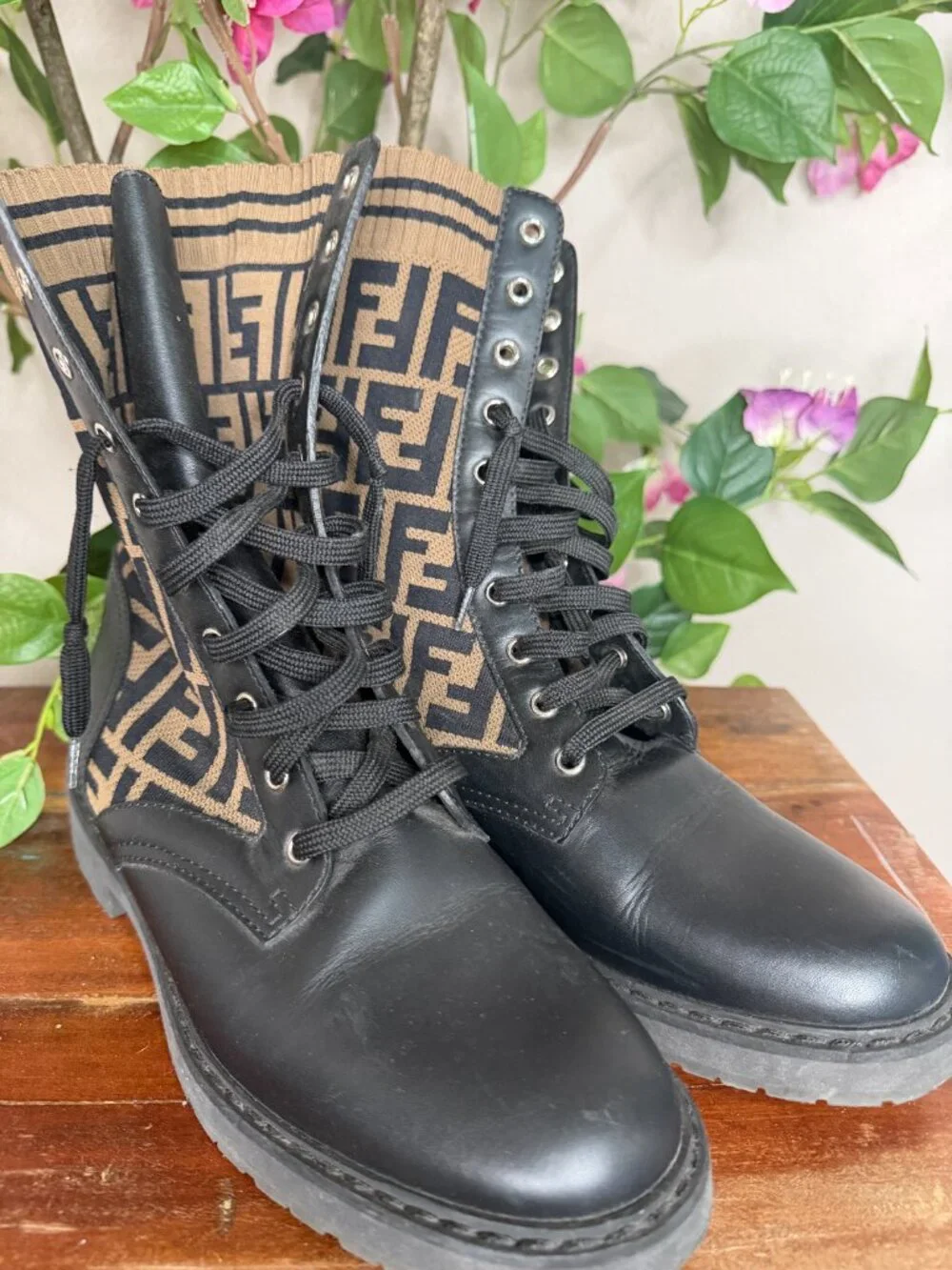 Fendi Combat / Biker Boots - Picture 2 of 6